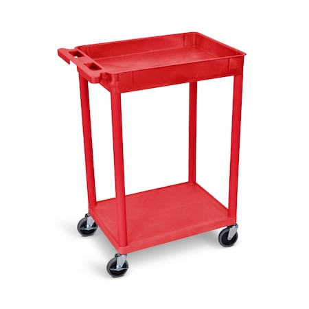 Luxor 100 lbs per shelf Load Capacity, 18 in Overall L, 35.75 in Overall H, 24 in Overall W RDSTC12RD